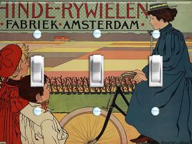 AMSTERDAM BIKE Switch Plate (triple)