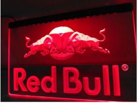MU-11 RED Bull Engergy Drink BEER BAR PUB CLUB 3D SIGNS LED Neon Light Sign