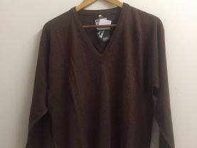 14.  Size M / L Brown Men Unworn New Vintage Sweater