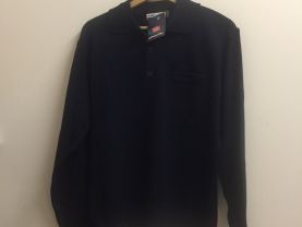 23.  Size M Navy Blue Men Polo Unworn New Vintage Sweater