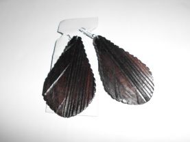 1 Vintage Wood earrings Black wood for women earrings dangle sun earrings,wooden earrings for women, boho earrings, gift  hippie