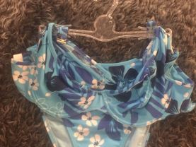 83- Size XL Retro Bikini Floral High waist Women